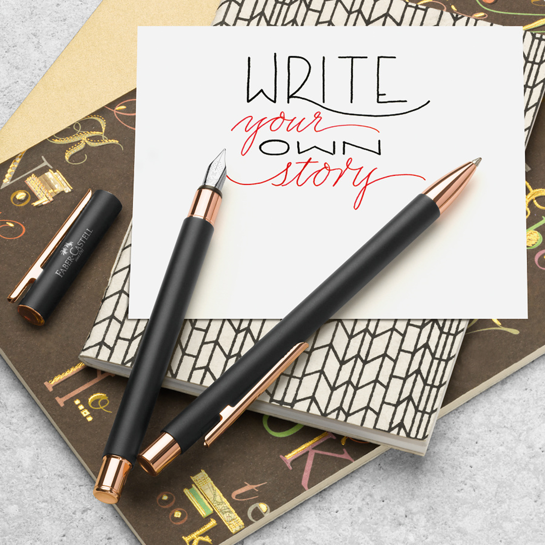 Faber-Castell Black Matte NEO Slim - Rollerball