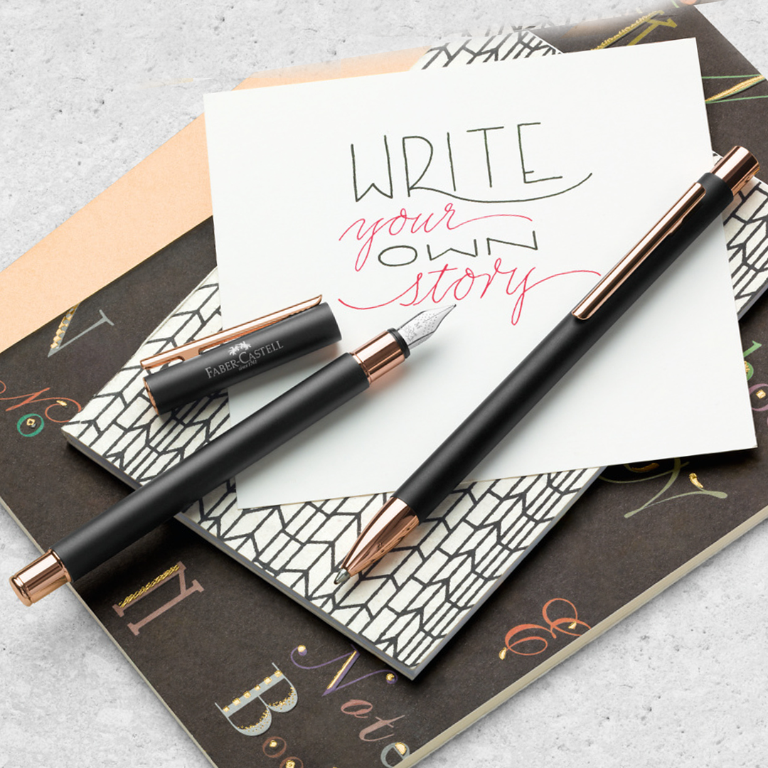 Faber-Castell Black Matte NEO Slim - Rollerball