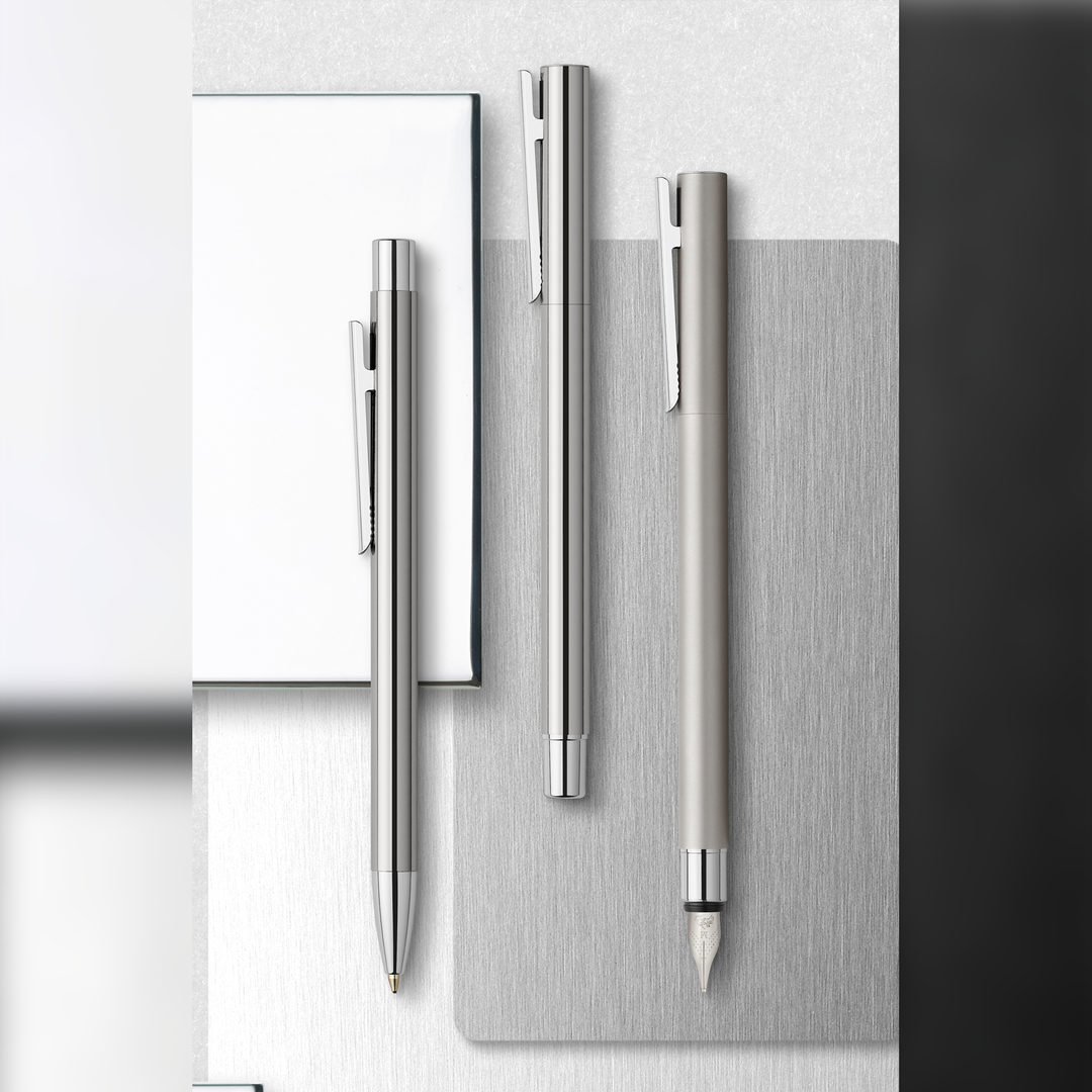 Faber-Castell Stainless Steel NEO Slim - Fountain Pen