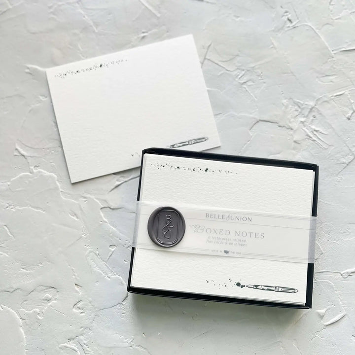 Boxed Note Cards (6ct.) Fountain Pen