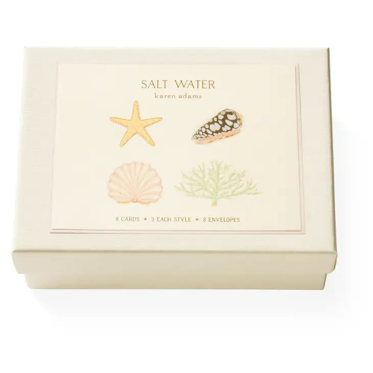Karen Adams - Salt Water Notecard Box (x8)