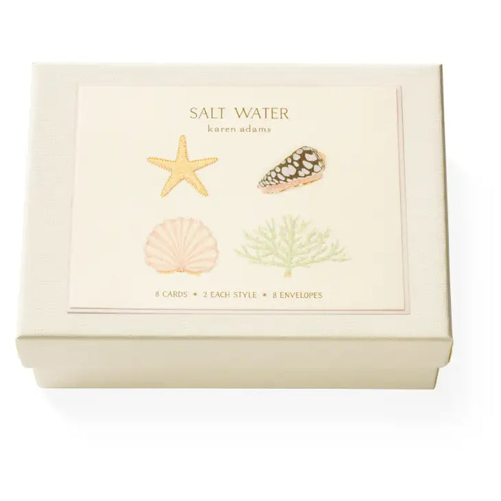 Karen Adams - Salt Water Notecard Box (x8)