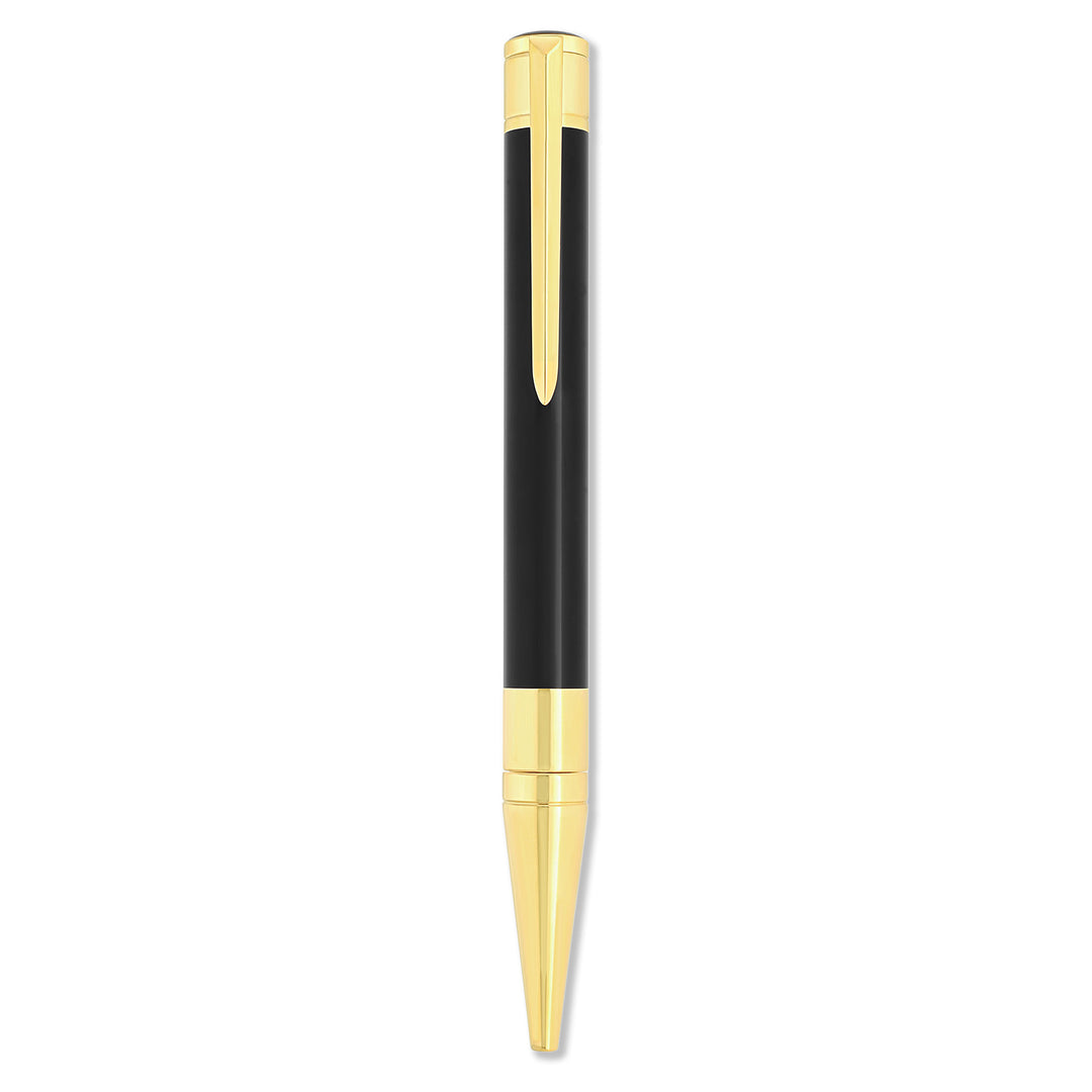 S.T. Dupont Initial Ballpoint Black and Gold