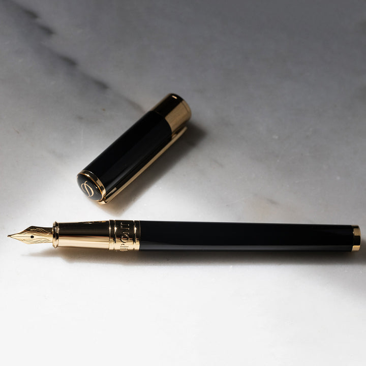 S.T. Dupont Initial Fountain Pen Golden