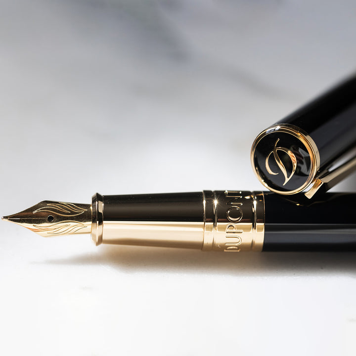 S.T. Dupont Initial Fountain Pen Golden