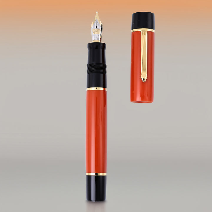 Bexley Corona Orange Sunset Fountain Pen