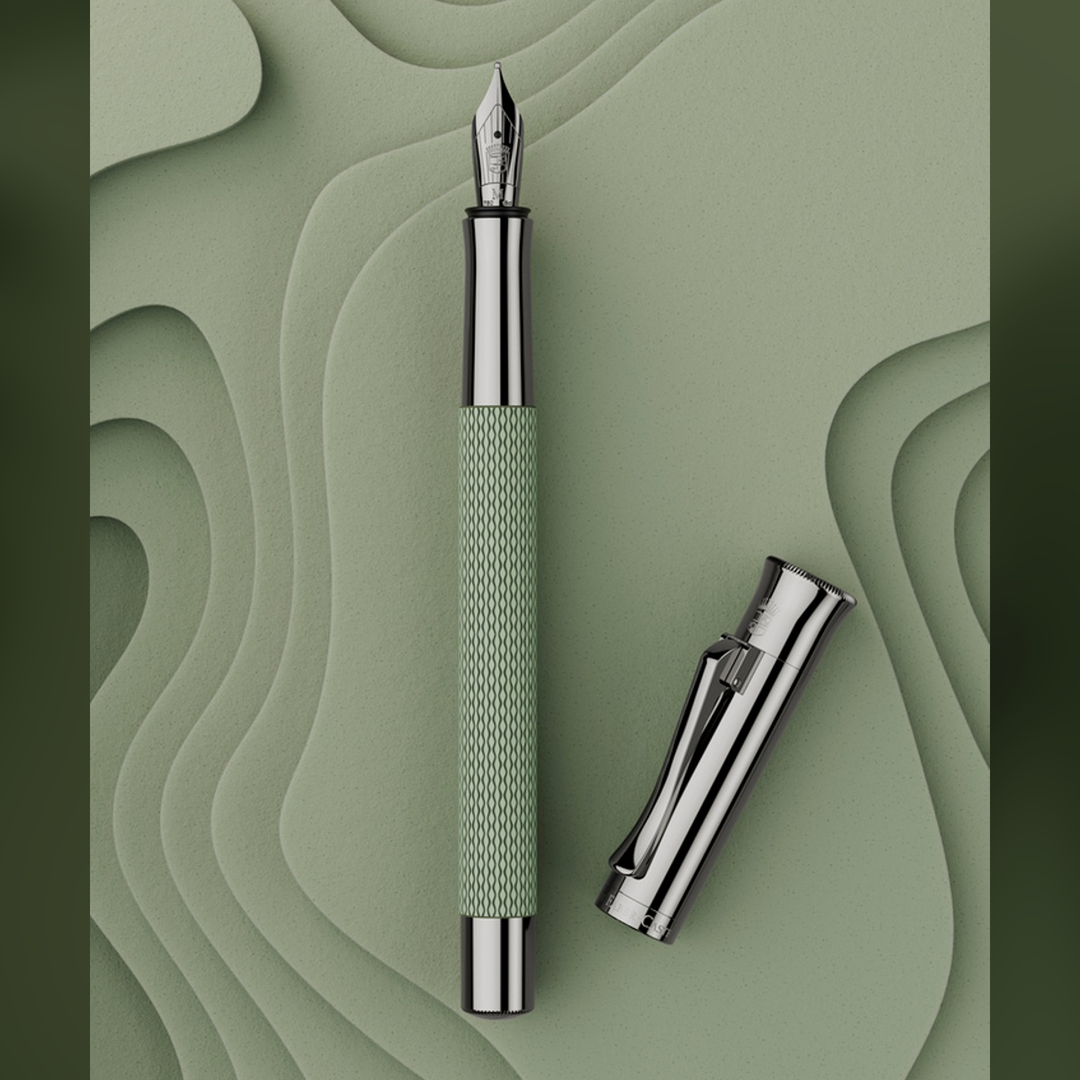 Graf von Faber-Castell Guilloche Sage Green Fountain Pen