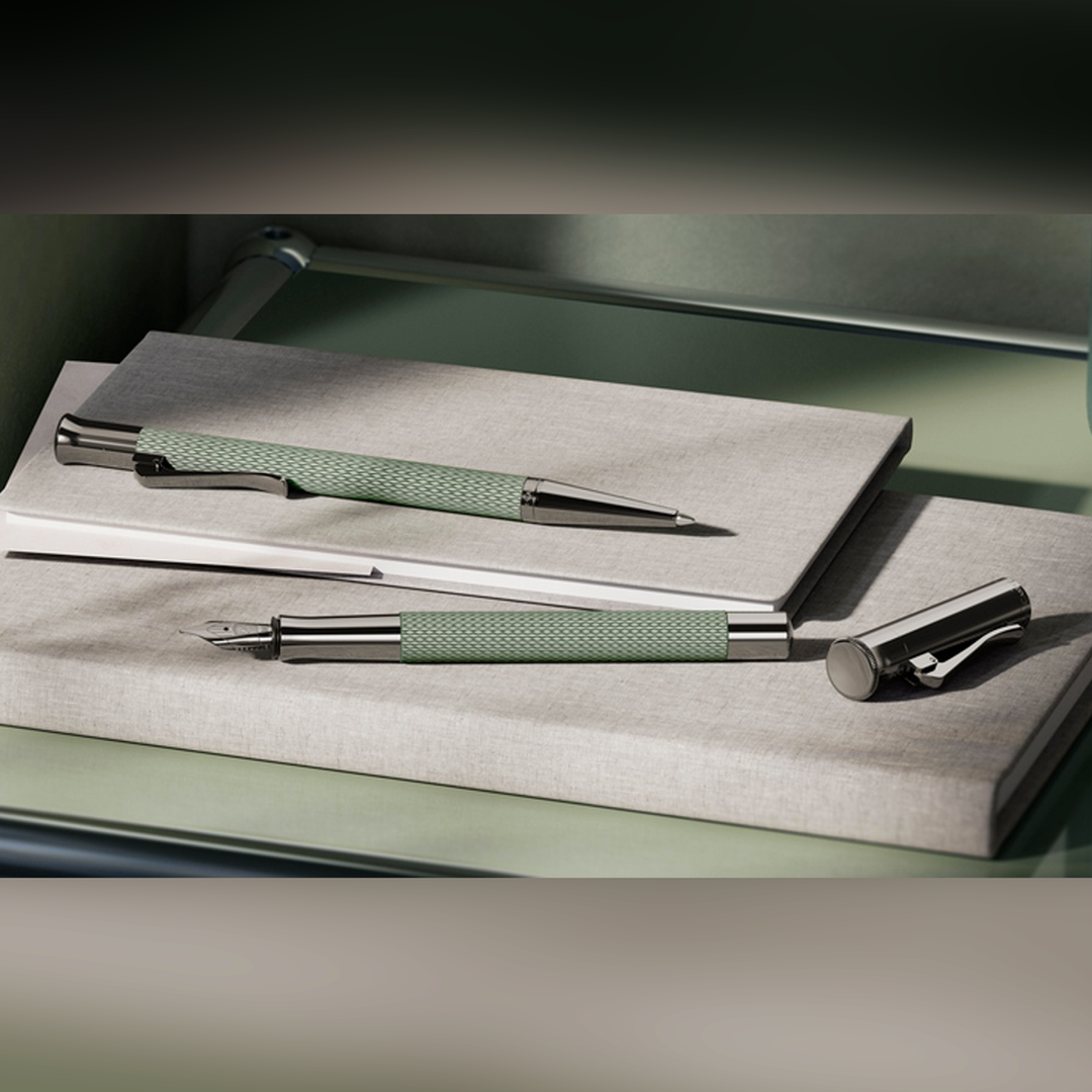 Graf von Faber-Castell Guilloche Sage Green Fountain Pen
