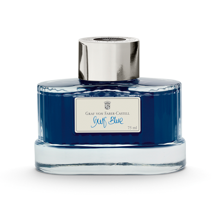 Graf von Faber-Castell 75ml Ink Bottle - Gulf Blue