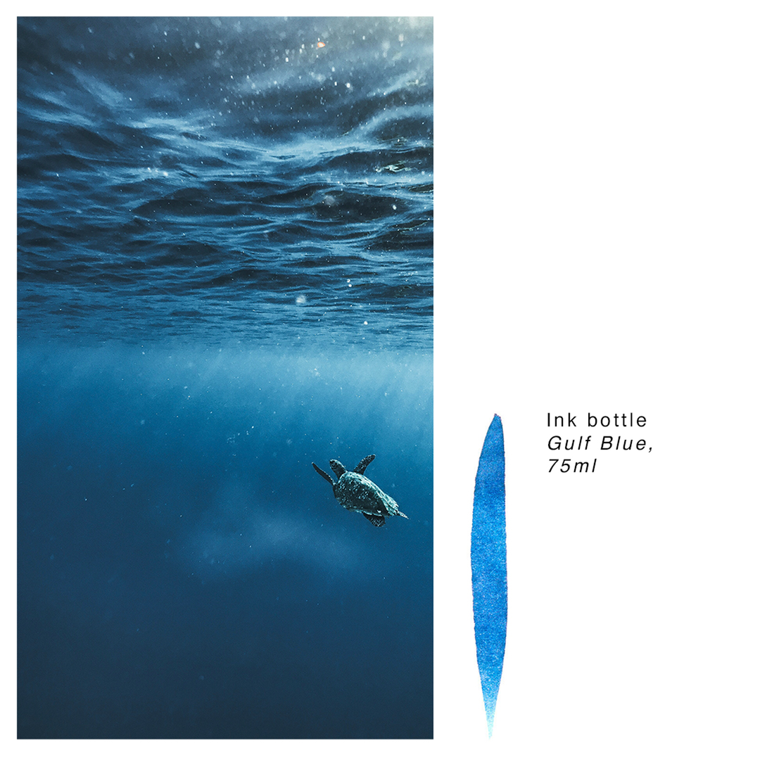 Graf von Faber-Castell 75ml Ink Bottle - Gulf Blue