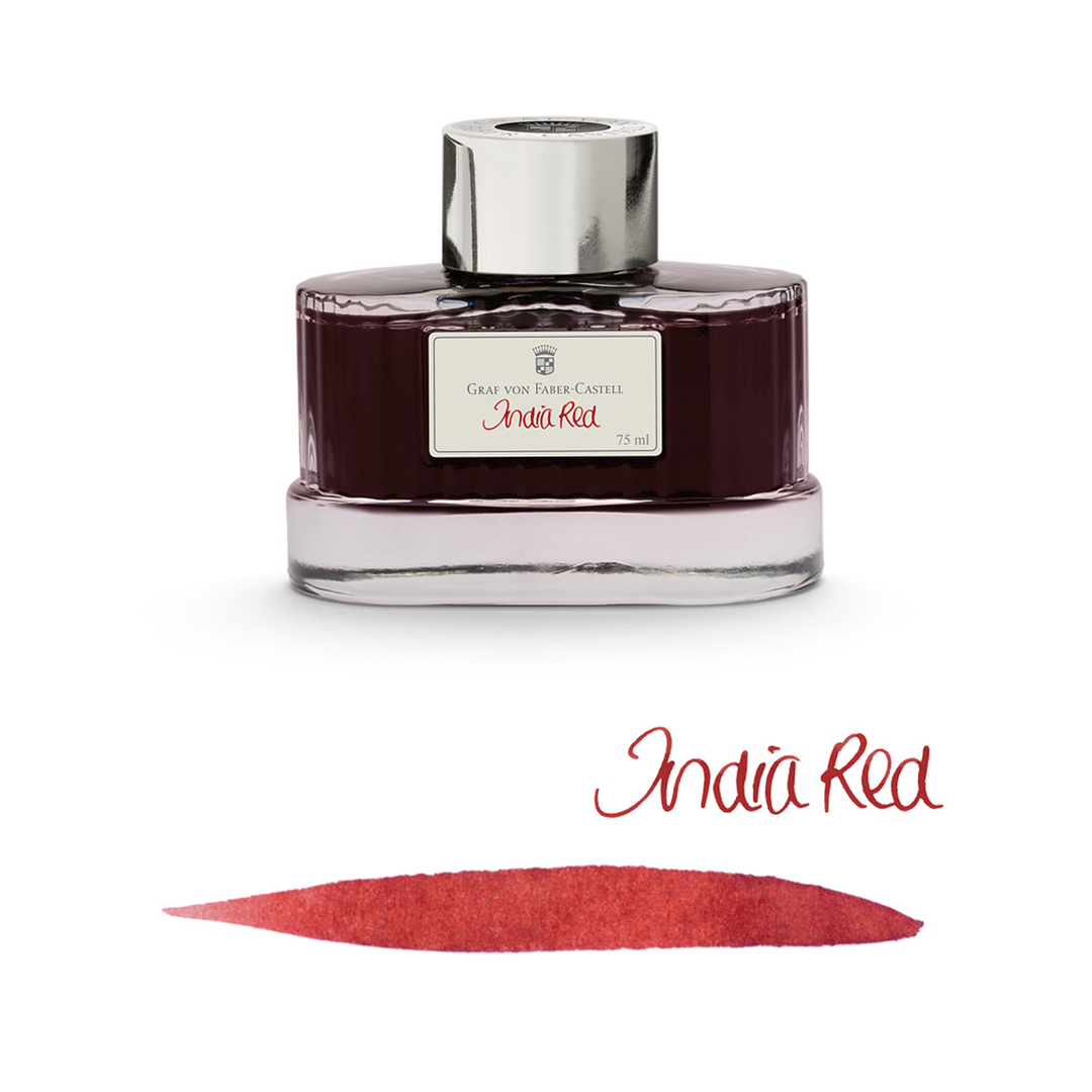 Graf von Faber-Castell 75ml Ink Bottle - India Red