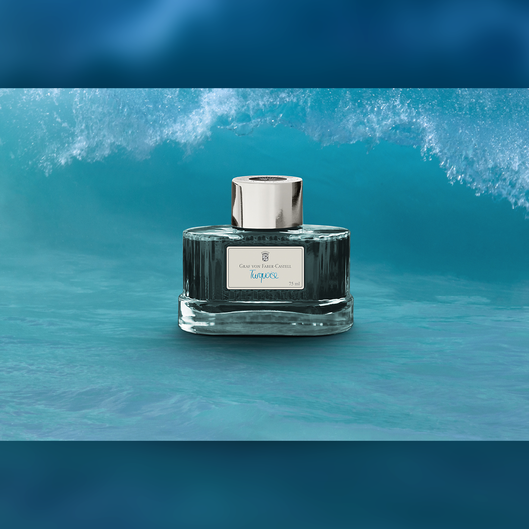 Graf von Faber-Castell 75ml Ink Bottle - Turquoise