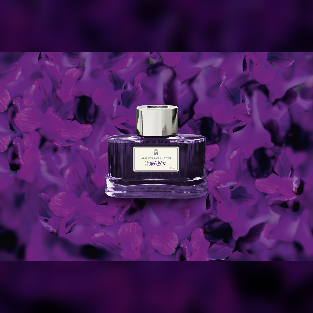 Graf von Faber-Castell 75ml Ink Bottle - Violet Blue