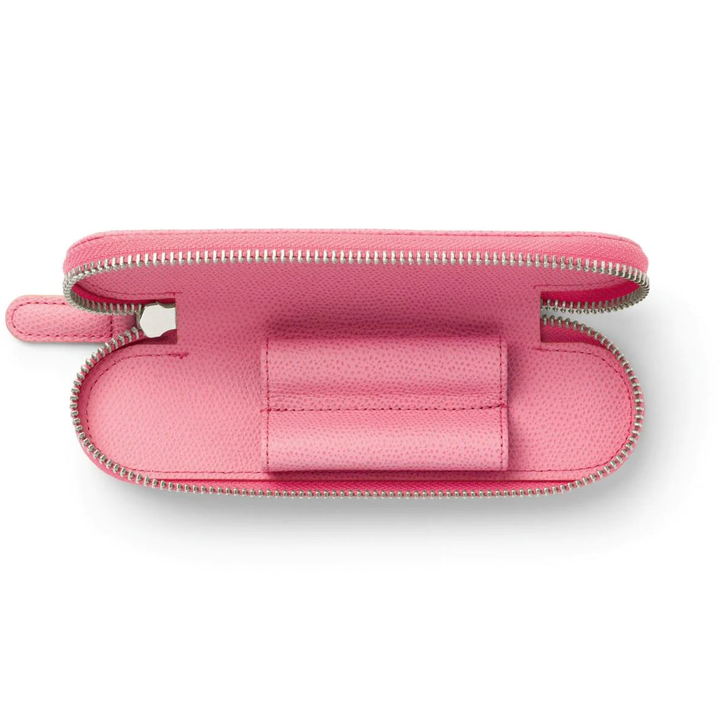 Graf von Faber-Castell Standard Leather 2-Pen Case with Zipper Epsom Yozakura