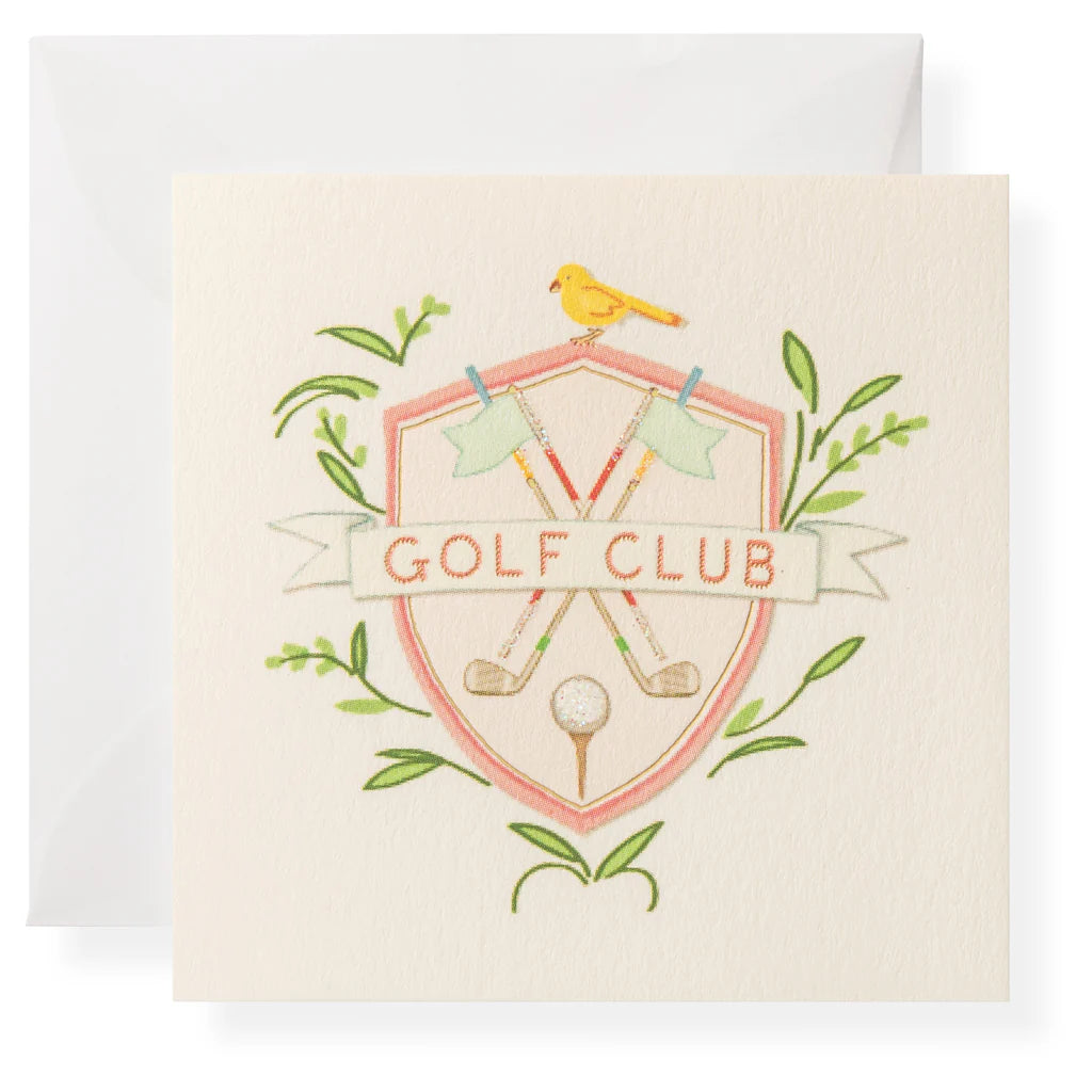 Karen Adams - Golf Gift Enclosure Box  (3" x 3")
