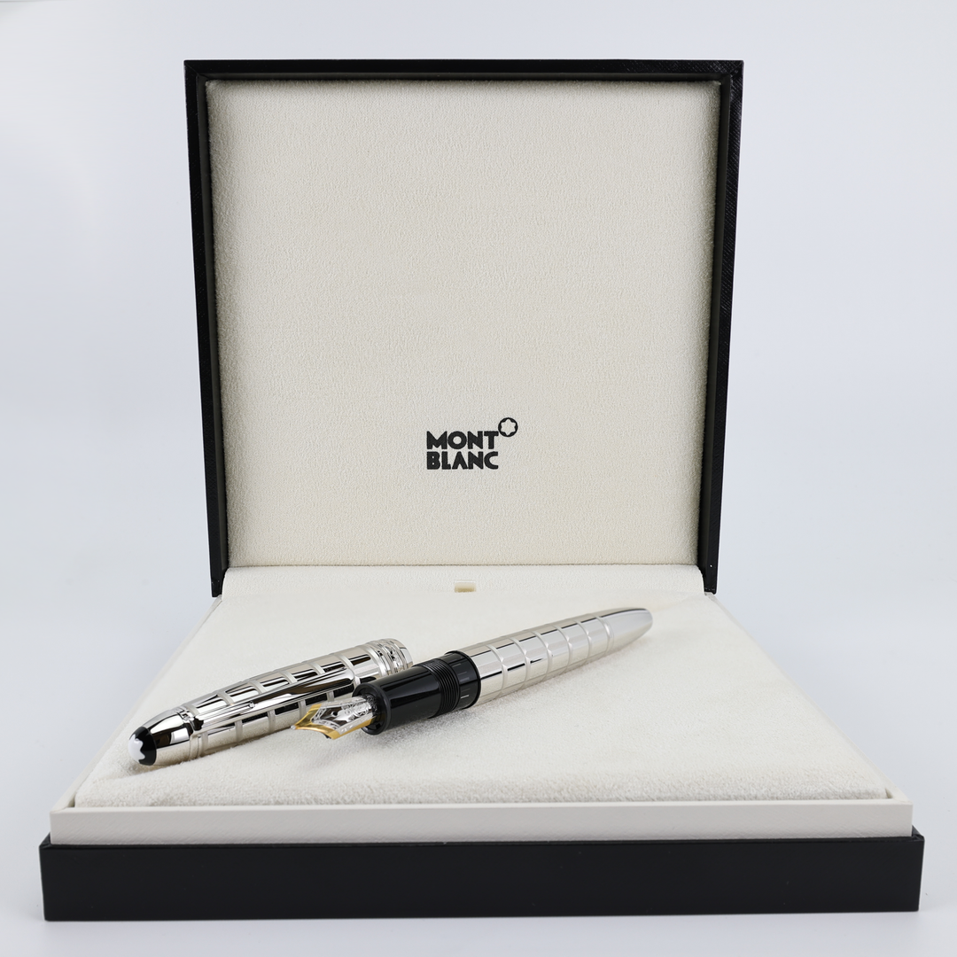 Montblanc Meisterstück Solitaire Platinum Facet Fountain Pen