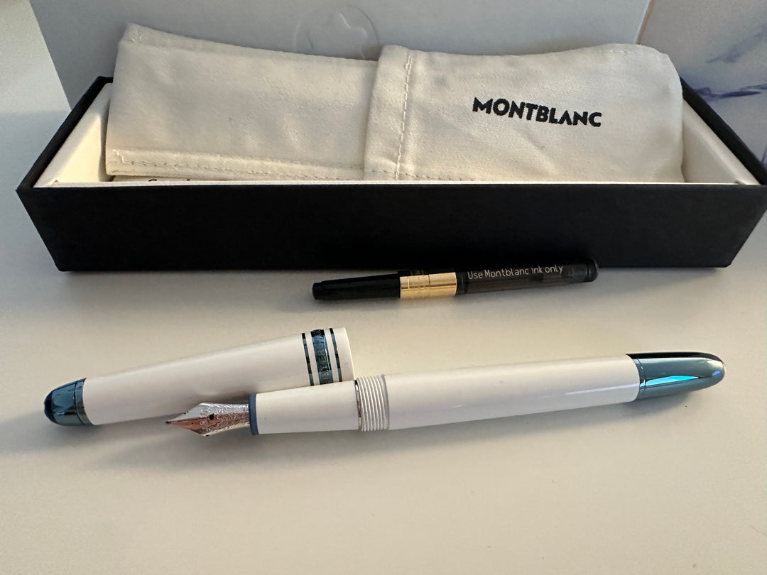 Monteblanc Meisterstück Glacier Classique Fountain Pen by Mont Blanc with 14k gold nib