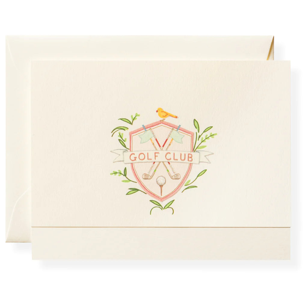 Karen Adams - Golf Club Notecard Box (x8)