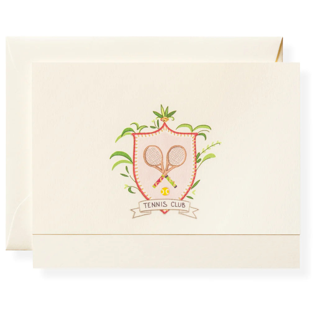 Karen Adams - Tennis Club Notecard Box (x8)