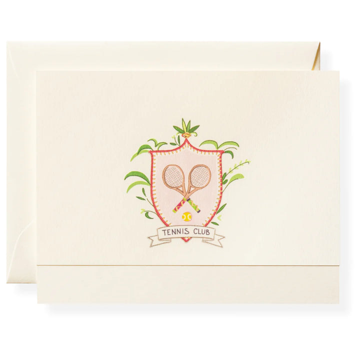 Karen Adams - Tennis Club Notecard Box (x8)