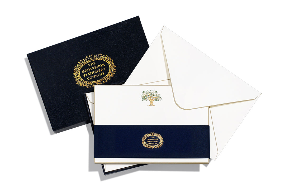 Grosvenor Cards & Envelopes - Olive Tree (10ct.)