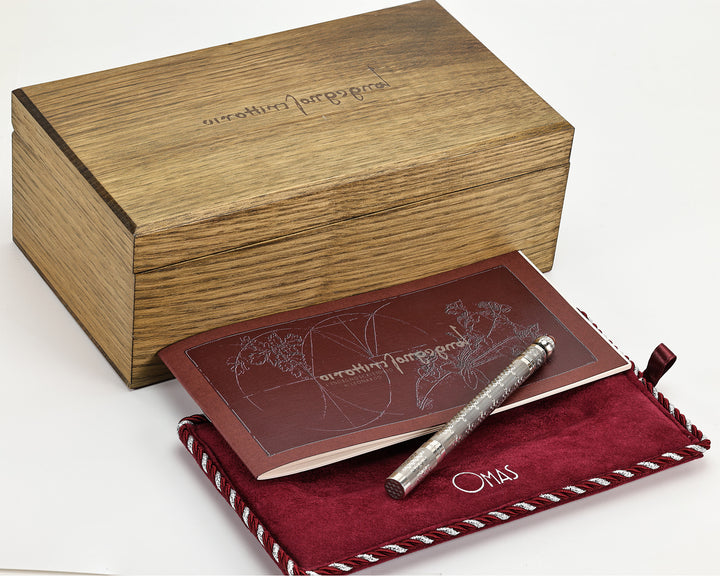 Omas Ingegno Scrittorio Limited Edition Fountain Pen - Silver Edition