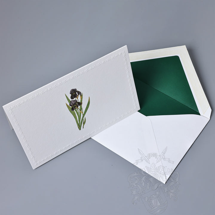 Iris Fold Notecards 3.33" x 5.12" (10ct.) | Rossi 1931 Italian Stationery