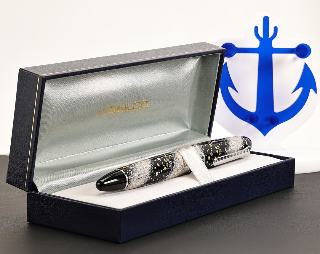 Sailor King of Pen - SILVER COSMOS Maki-e Fountain Pen