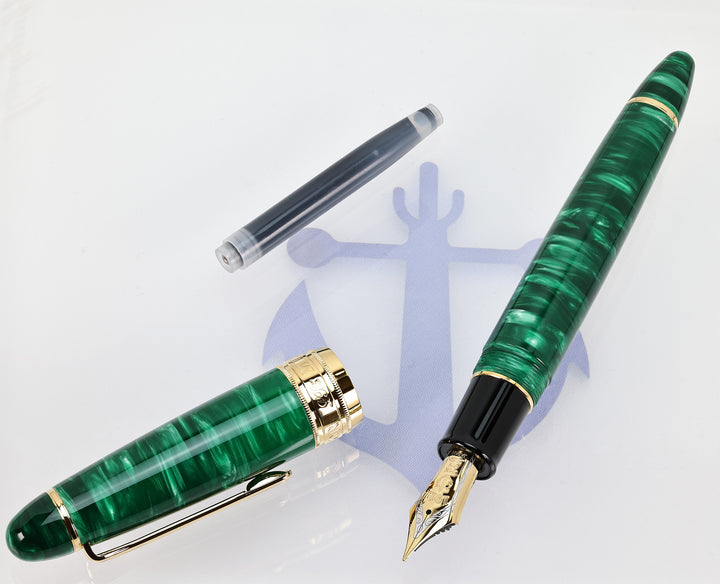 Sailor LB5 Limited Edition Midorigi with Sailor 21k Broad Nib
