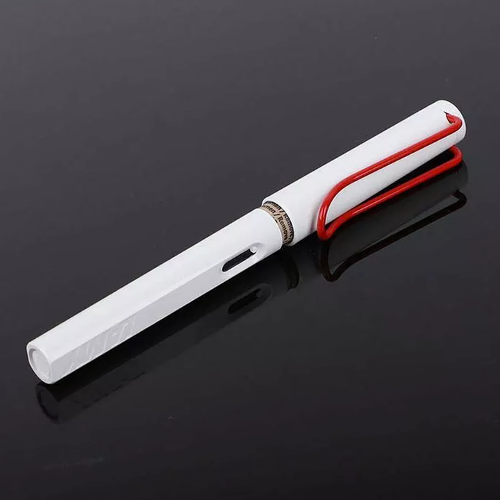 Lamy Safari Fountain Pen - White/ Red