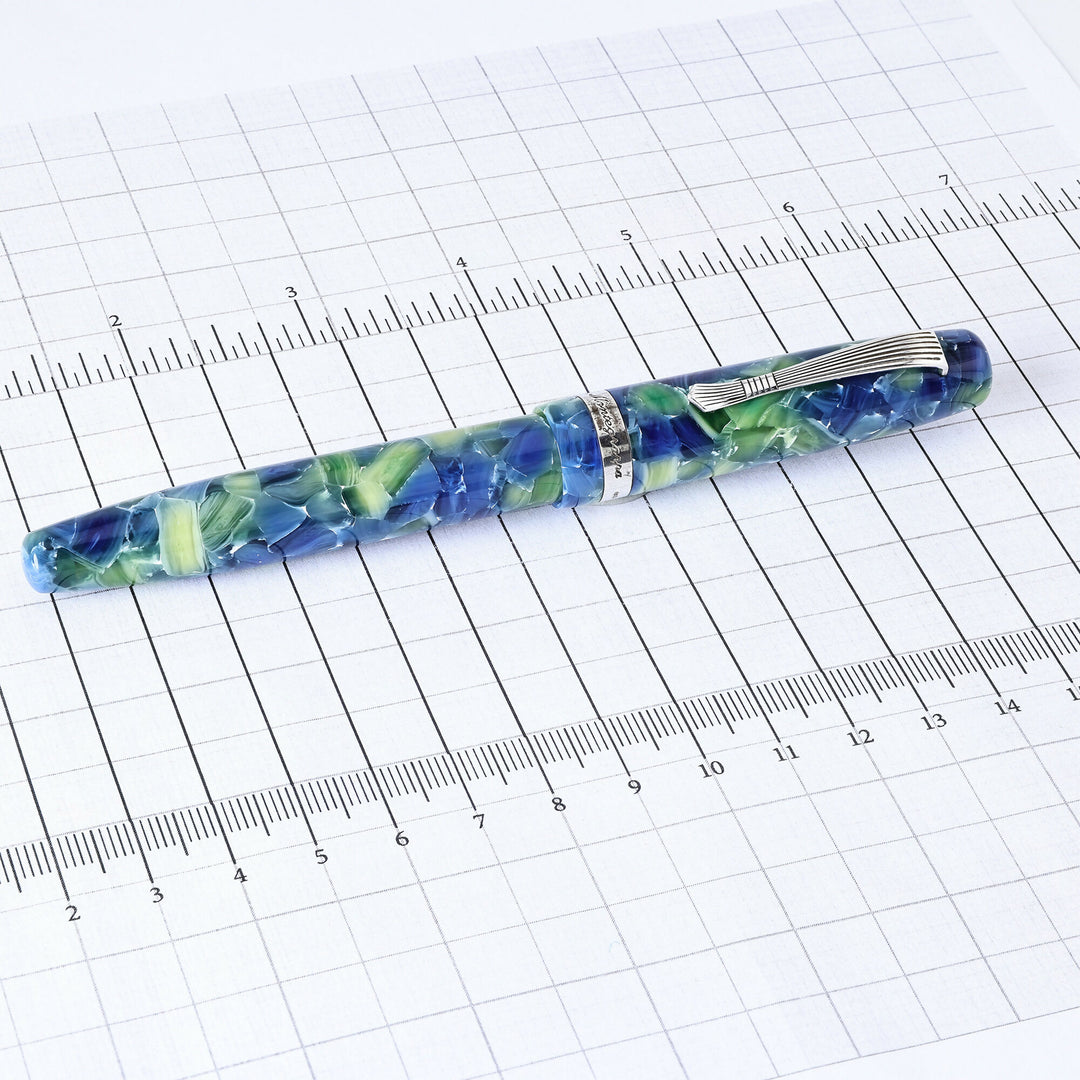 Montegrappa Elmo Asolo Blue Green Fountain Pen
