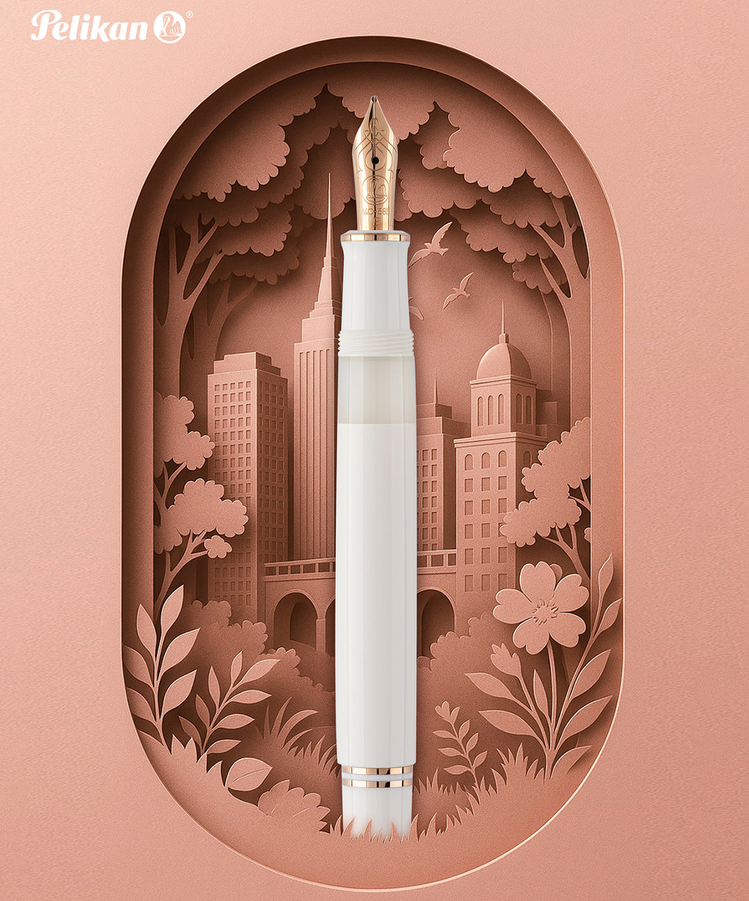 Pelikan Souverän M600 White & Rose Gold Special Edition