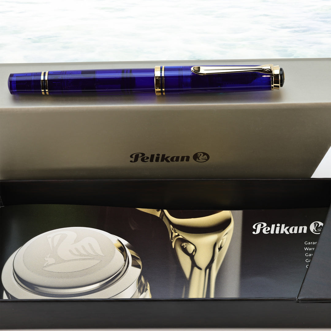 Pelikan M605 Marine Blue Fountain Pen
