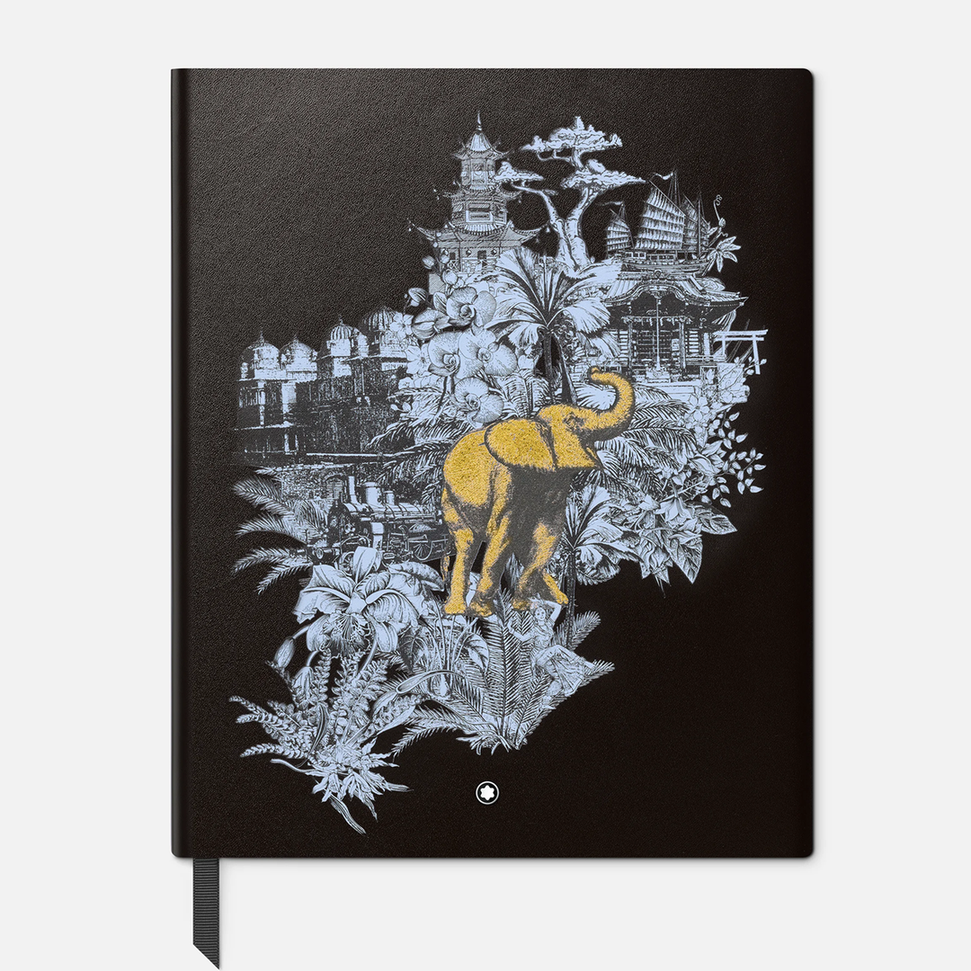 Montblanc Fine Stationery Around The World In 80 Days #149 Large Brown Lined Notebook