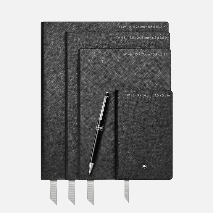 Montblanc Fine Stationery Around The World In 80 Days #146 Medium Blue Lined Notebook