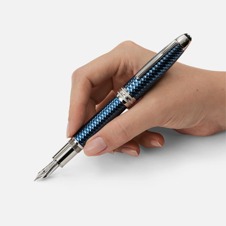 Montblanc Meisterstück Glacier Solitaire Fountain Pen by Mont Blanc