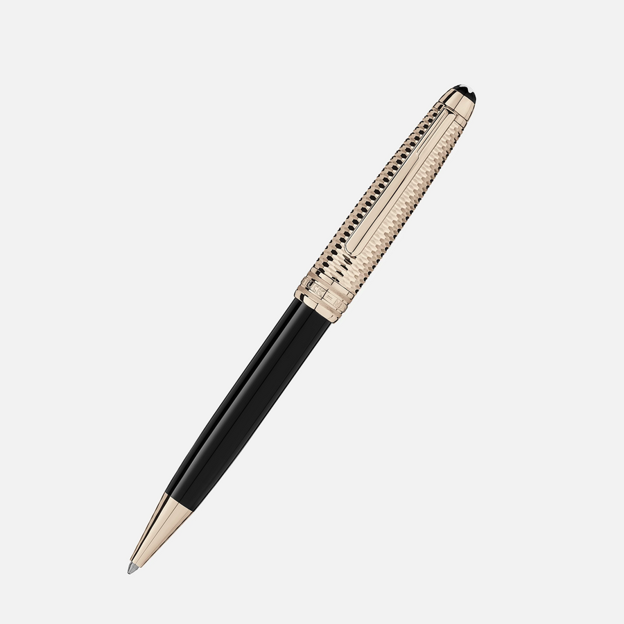 Montblanc Meisterstück Doué Classique Geometry Ballpoint Pen in Champagne Gold by Mont Blanc