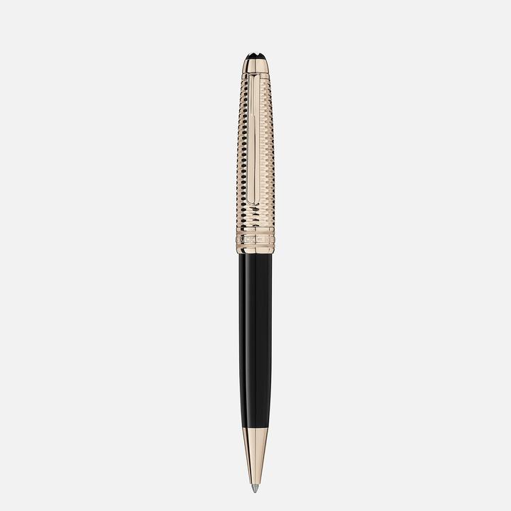 Montblanc Meisterstück Doué Classique Geometry Ballpoint Pen in Champagne Gold by Mont Blanc