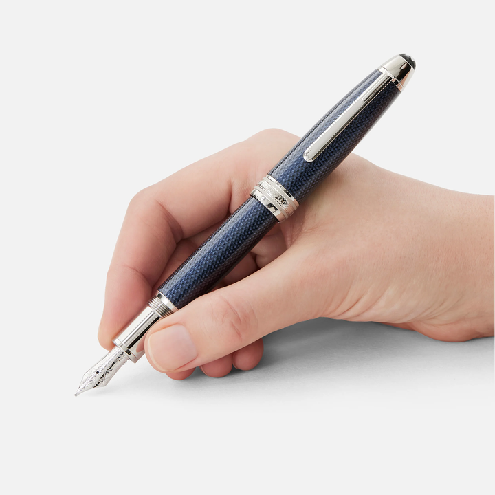 Montblanc Meisterstück Solitaire Blue Hour LeGrand Fountain Pen by Mont Blanc