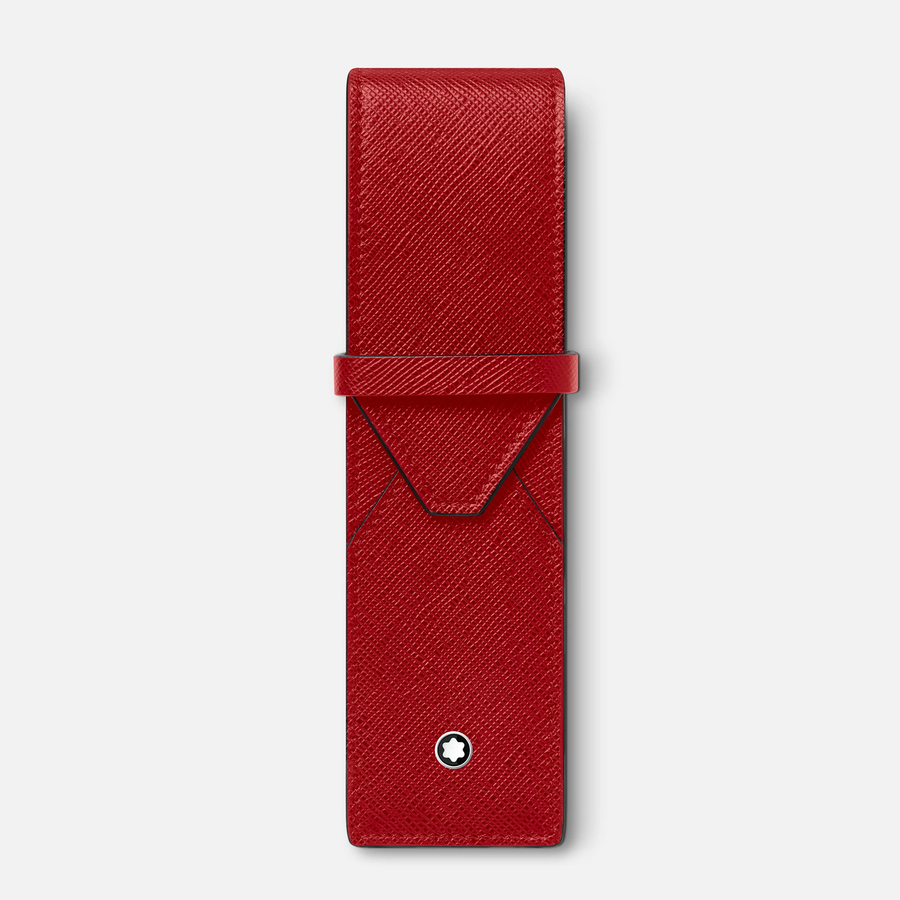 Montblanc Sartorial 2-Pen Pouch in Red by Mont Blanc
