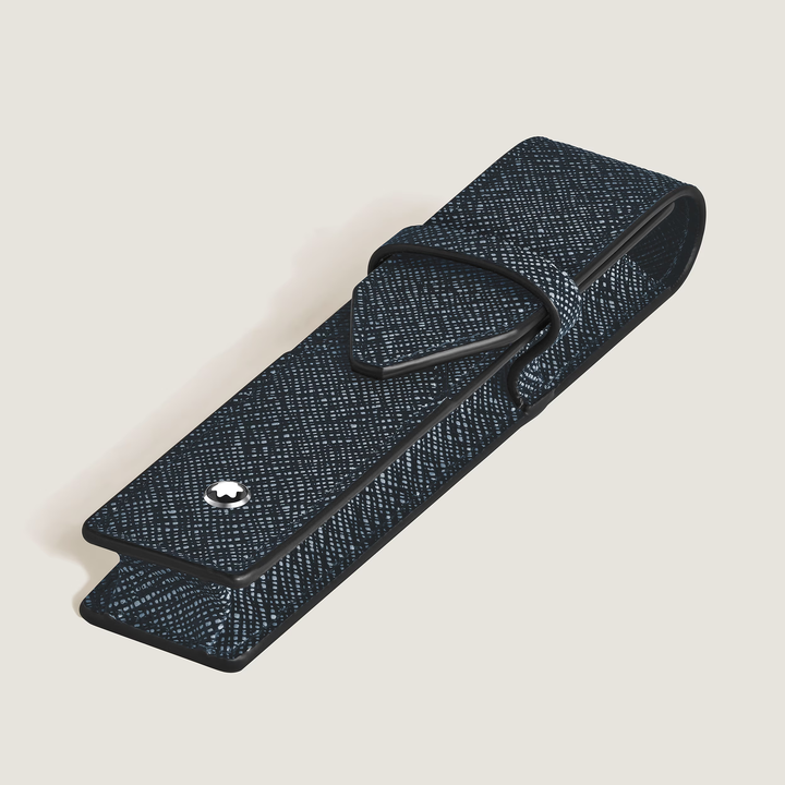 Montblanc Sartorial 1-Pen Pouch - Tweed Blue