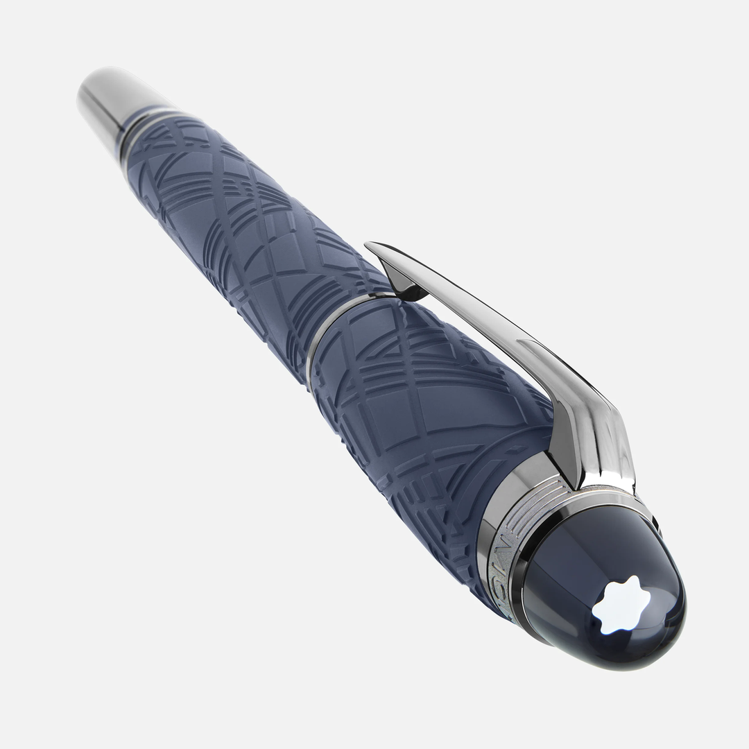 Montblanc Starwalker Space Blue Resin Fountain Pen by Mont Blanc