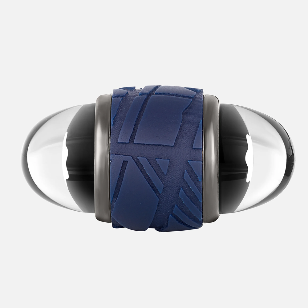 Montblanc Starwalker Spaceblue Cufflinks in Steel and Lacquer by Mont Blanc