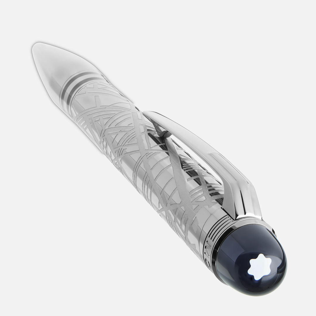 Montblanc Starwalker Space Blue Metal Ballpoint Pen by Mont Blanc