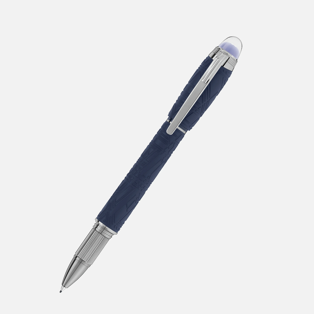Montblanc Starwalker Space Blue Resin Fineliner/Rollerball Pen by Mont Blanc