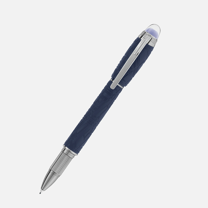 Montblanc Starwalker Space Blue Resin Fineliner/Rollerball Pen by Mont Blanc