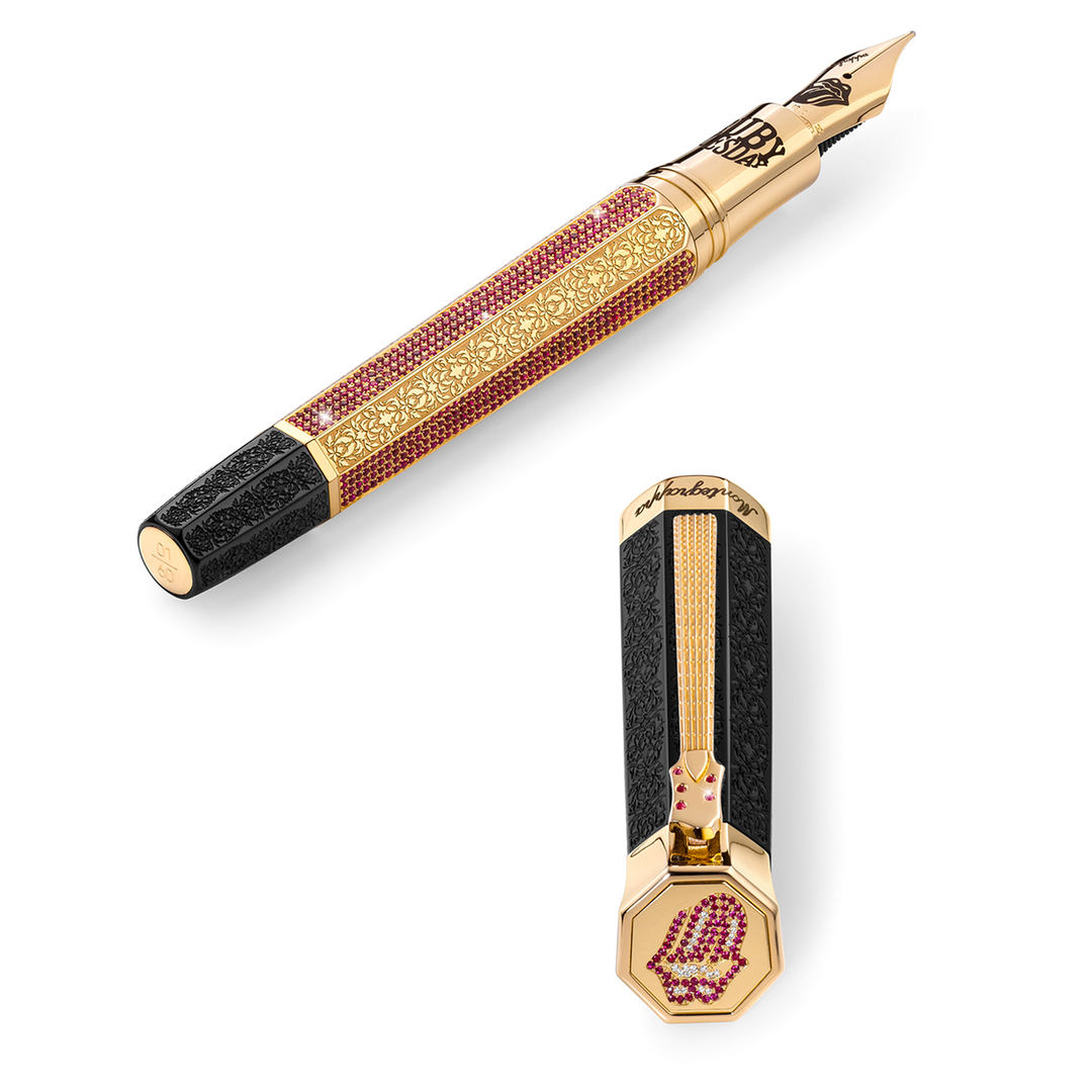 Montegrappa Limited Edition Stones Legacy Ruby Tuesday Fountain Pen