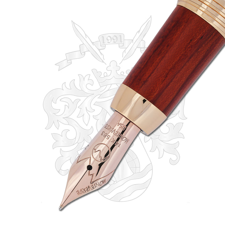 Monteverde Mega Wood Limited Edition Fountain Pen - 14k Medium