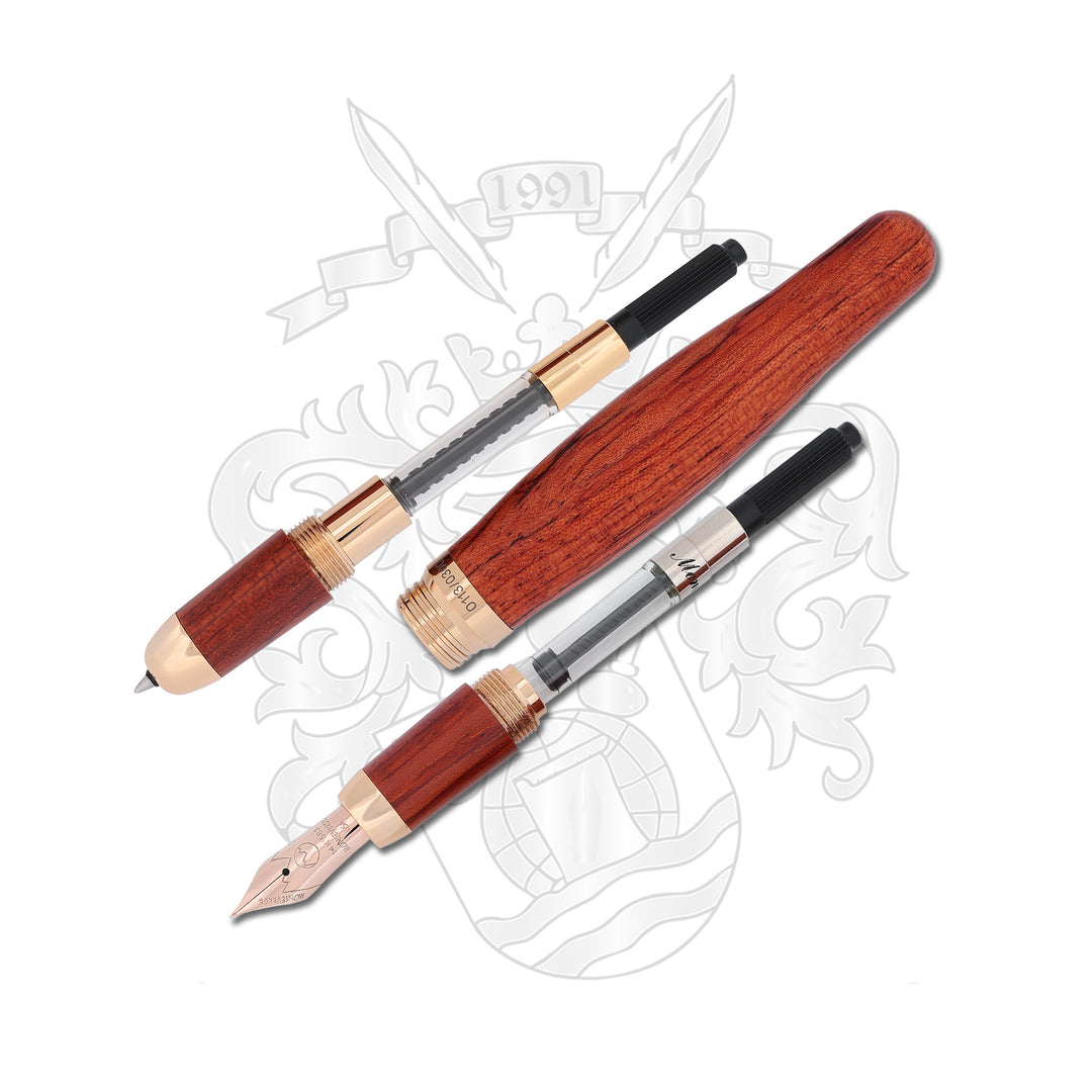 Monteverde Mega Wood Limited Edition Fountain Pen - 14k Medium
