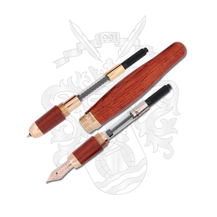 Monteverde Mega Wood Limited Edition Fountain Pen - 14k Medium